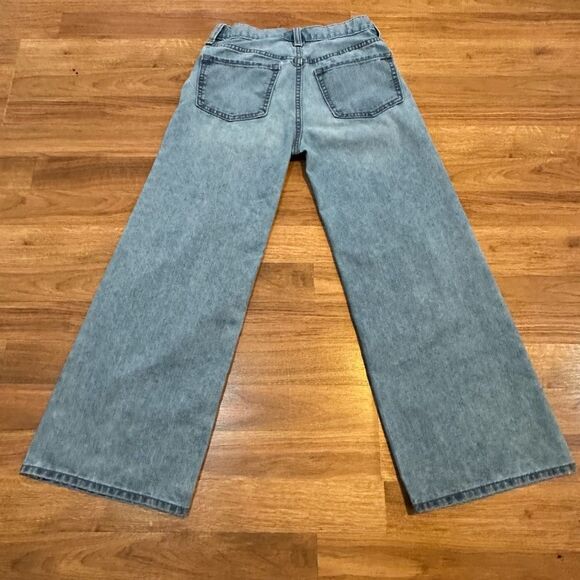 Old Navy High Rise Baggy Wide Leg Jeans | Girls size 12 - Picture 2 of 8
